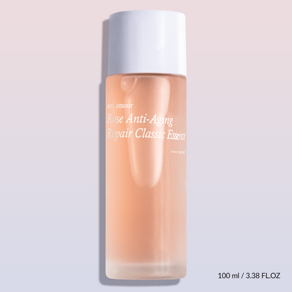 ATTI AMOUR Rose Anti-Aging Repair Essence — Korean rose essence for glowing hydrated skin