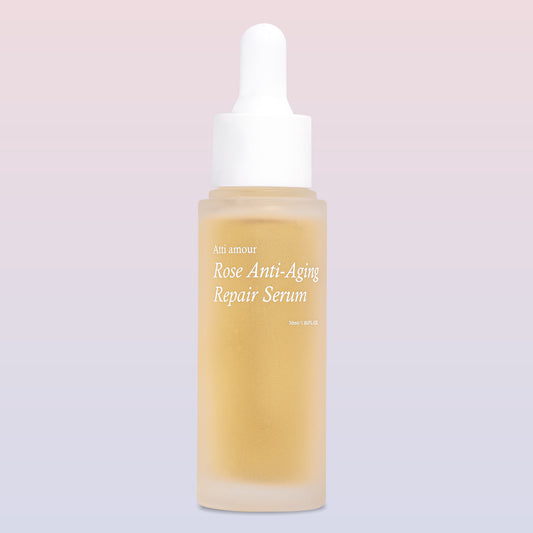 ATTI AMOUR Rose Anti-Aging Serum – Niacinamide, Hyaluronic Acid, and Peptide Complex for Firm, Glowing Skin
