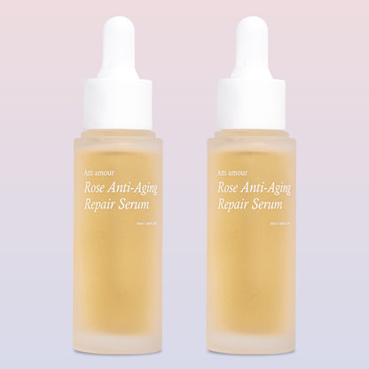 ATTI AMOUR Rose Repair Serum – Anti-Wrinkle, Brightening, and Firming Facial Serum with 50% Rosa Damascena Water