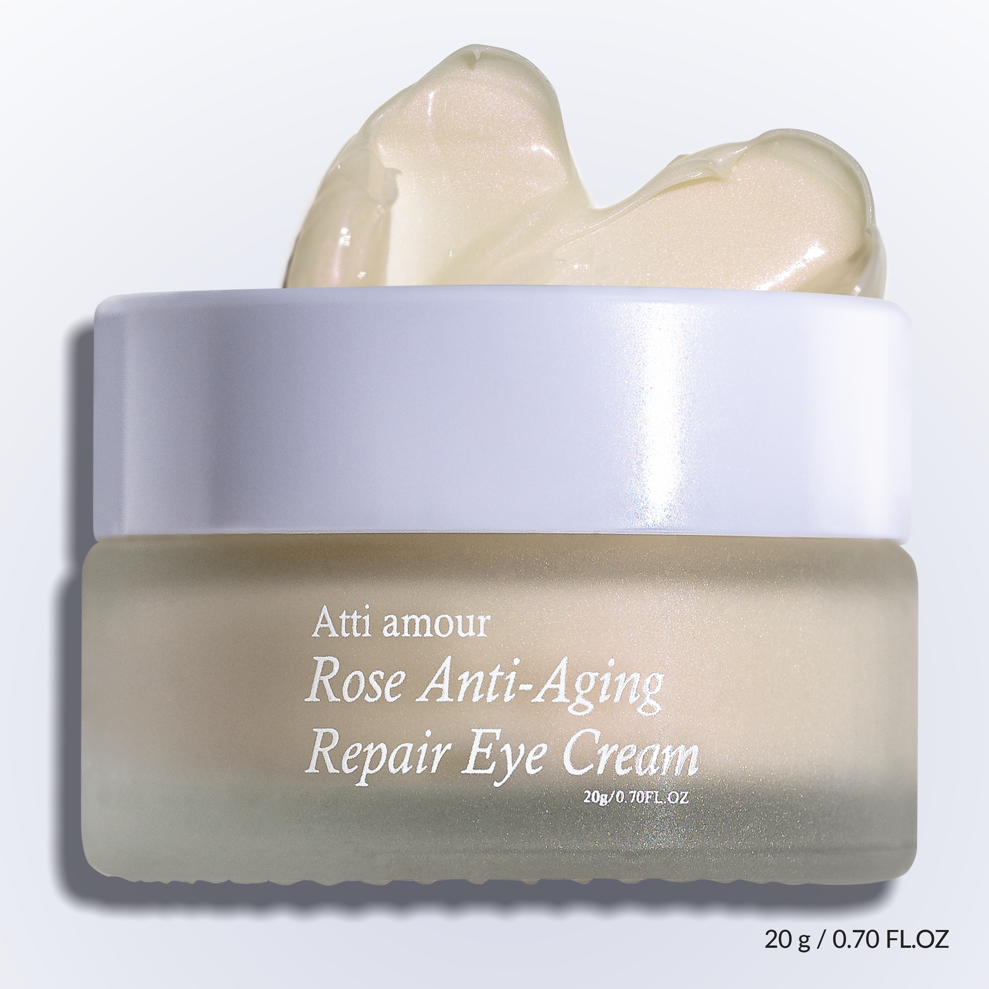Atti Amour eye cream, paraben-free and alcohol-free, enriched with antioxidants and peptides for skin rejuvenation