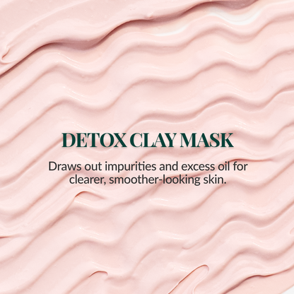 Atti amour detox clay mask Kaolin face mask infused with rose water and niacinamide for smooth glowing skin