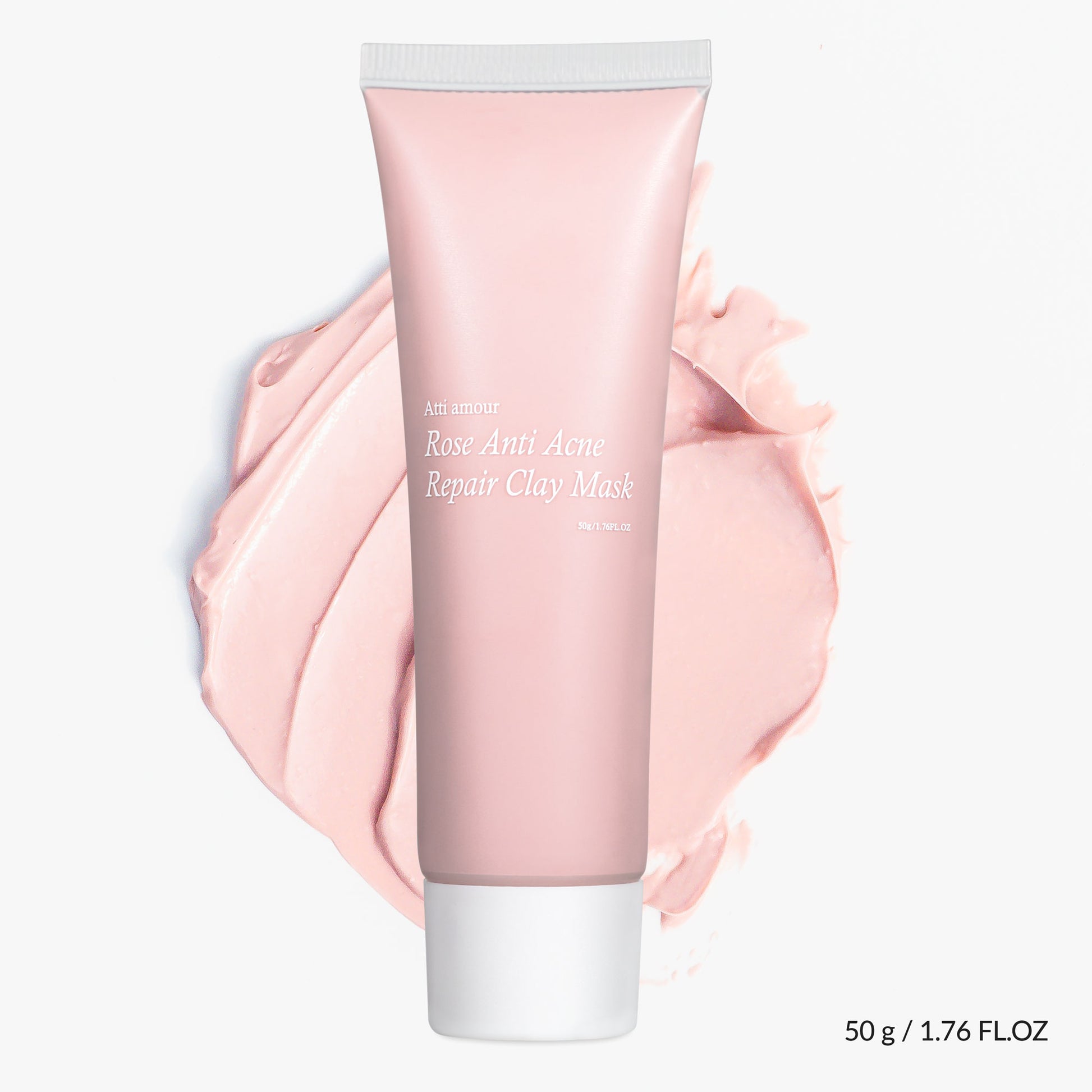 Clay mask skincare step for detoxifying and refining pores