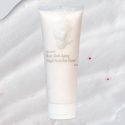 Cleansing face with moisturizing facial cleanser for glowing skin
