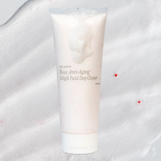 Cleansing face with moisturizing facial cleanser for glowing skin