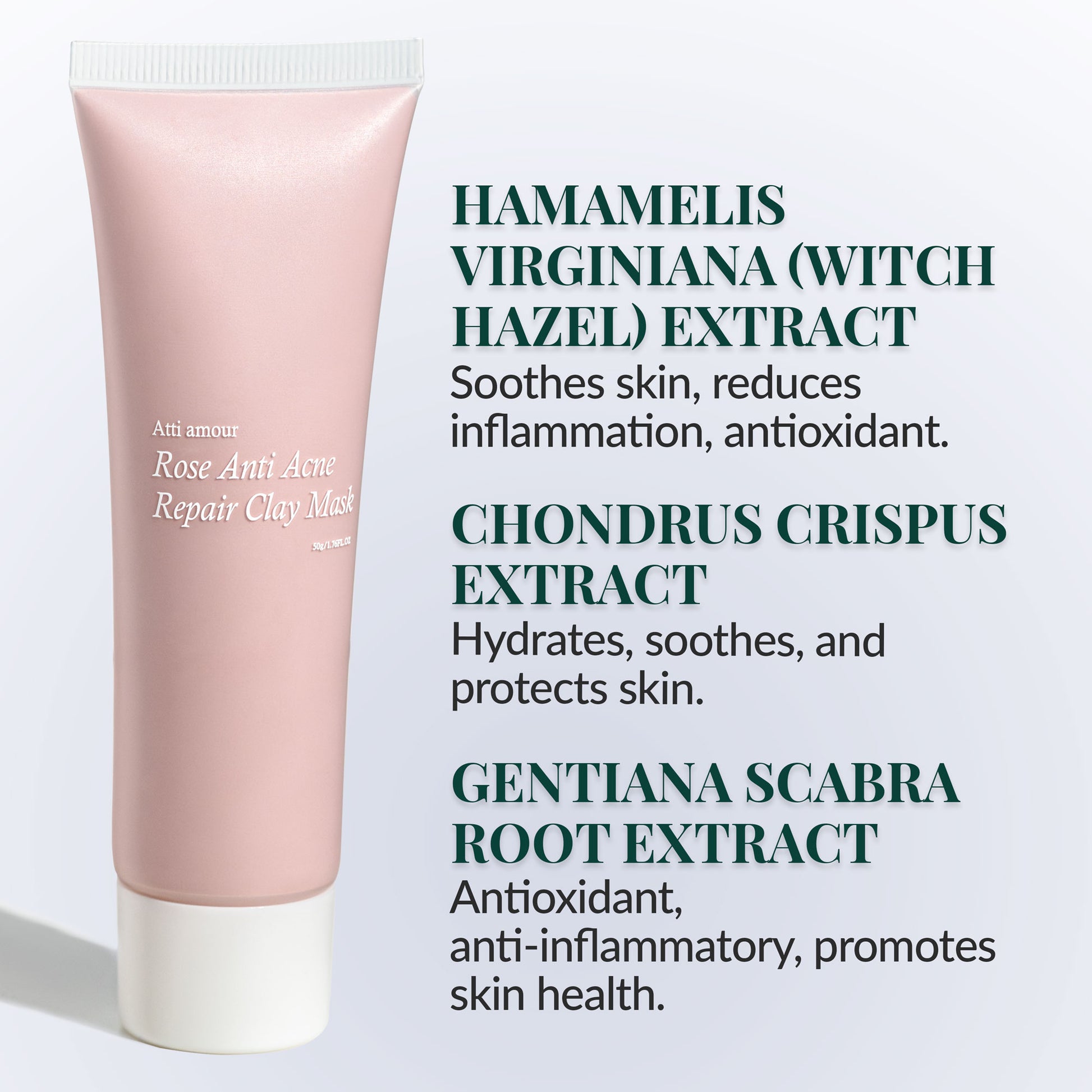 Detox clay mask for minimizing pores and smoothing skin texture