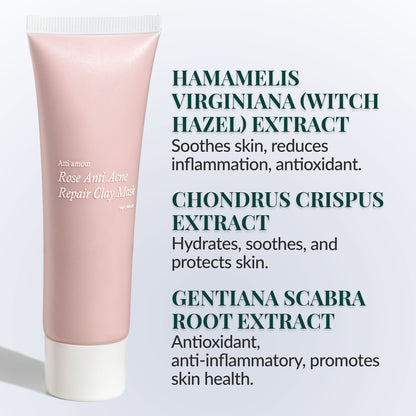 Detox clay mask for minimizing pores and smoothing skin texture