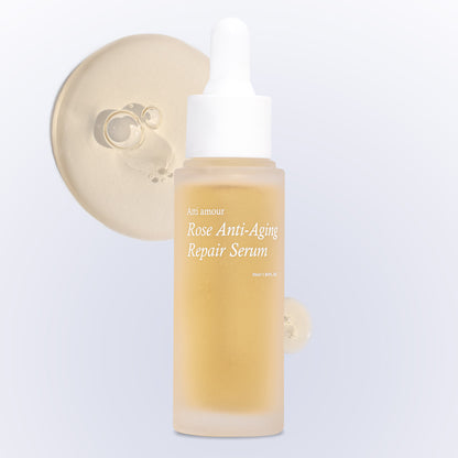 Korean Rose Repair Serum – Deep Moisturizing, Anti-Wrinkle, and Radiance-Boosting Formula