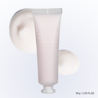 Korean skincare hand cream with Niacinamide and Rosa Damascena Flower Water