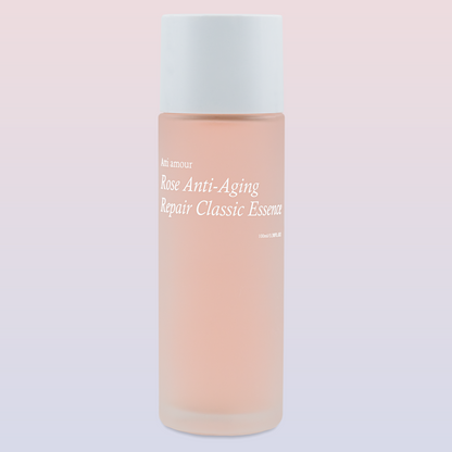 Lightweight hydrating facial essence with pure rosewater and niacinamide