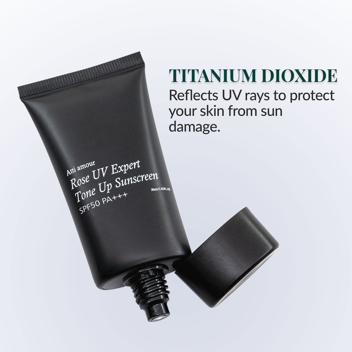 Lightweight sunscreen worn comfortably under makeup