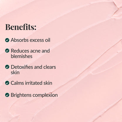 Oil control clay mask helping reduce shine and refine pores