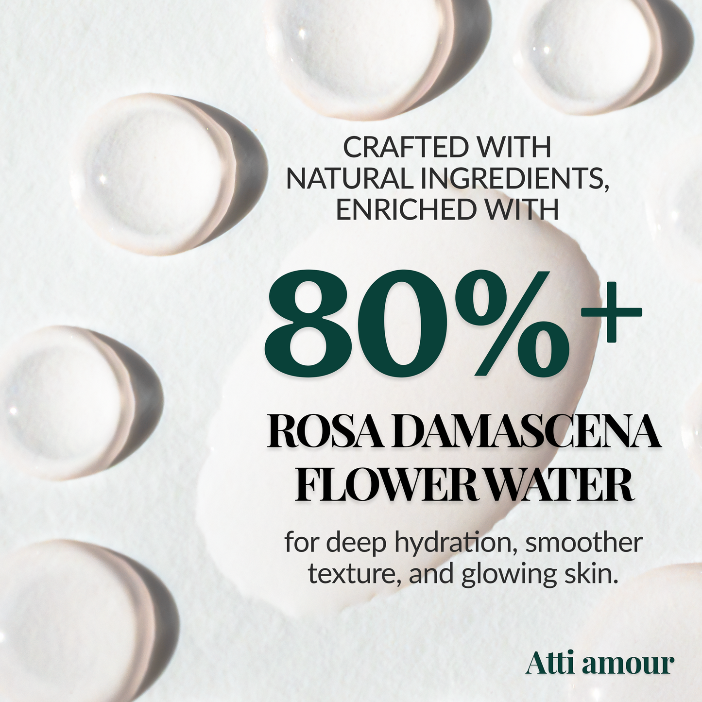 Pure Damask rosewater essence — natural hydration booster for sensitive skin