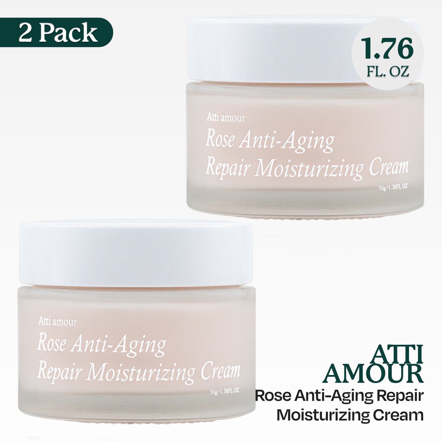 Waterless Atti amour Anti-Aging Moisturizing Cream for sensitive skin and anti-aging.