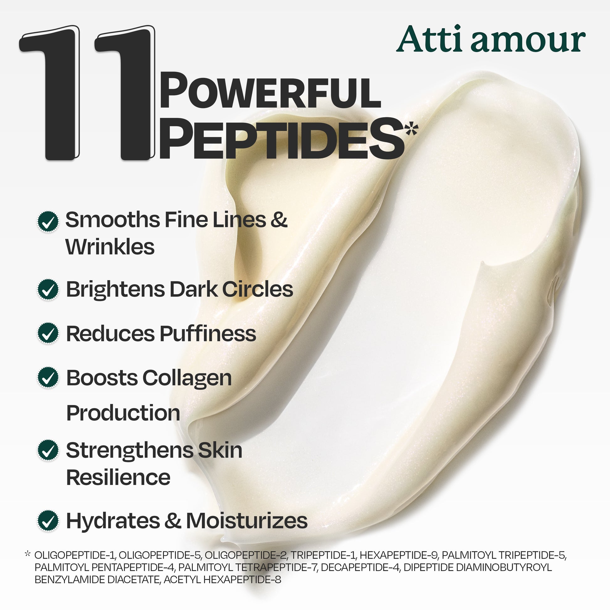 Atti amour Rose Anti-Aging Repair Eye Cream for sensitive skin and anti-aging.