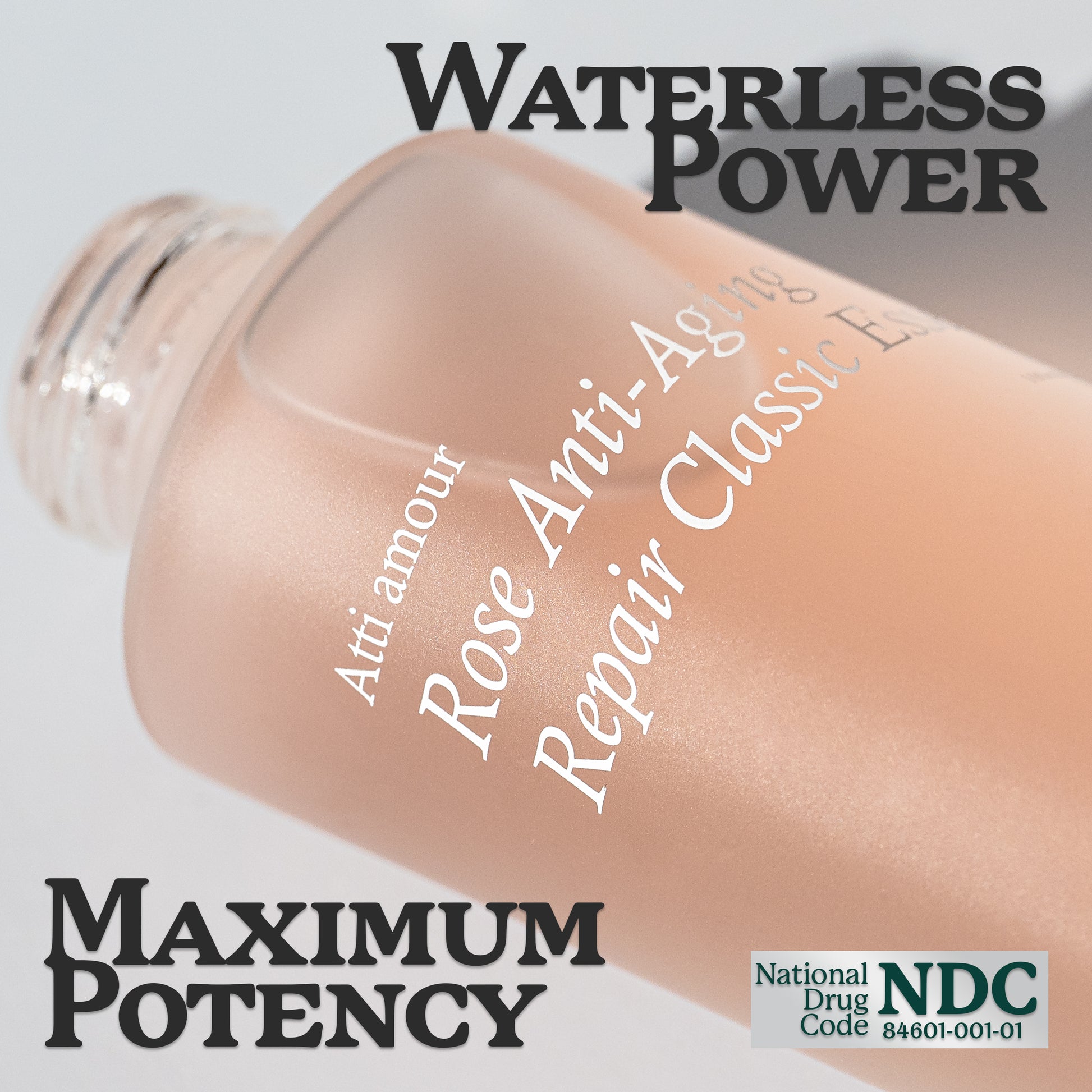 Atti amour Rose Anti-Aging Classic Essence with peptides for smoother skin texture.