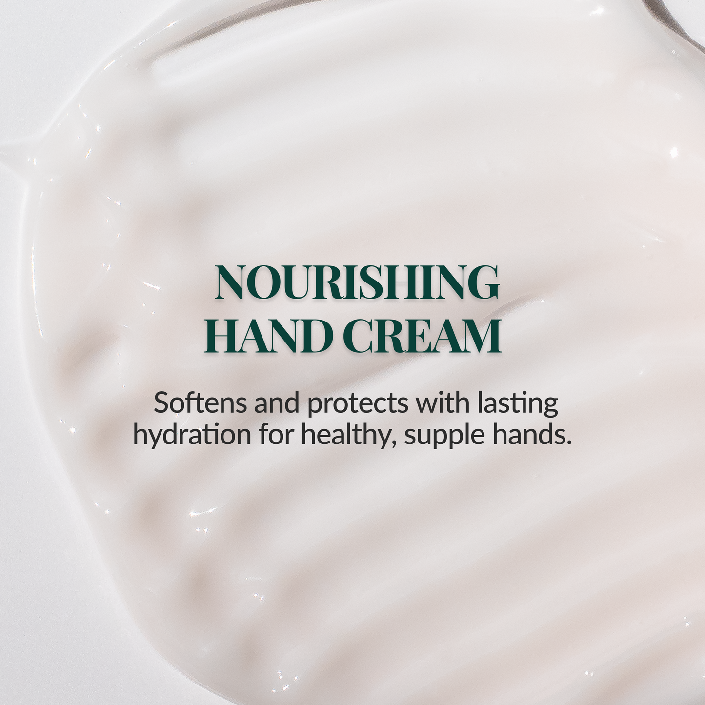 rosewater hand cream with Collagen and Squalane, softens and smooths hands naturally